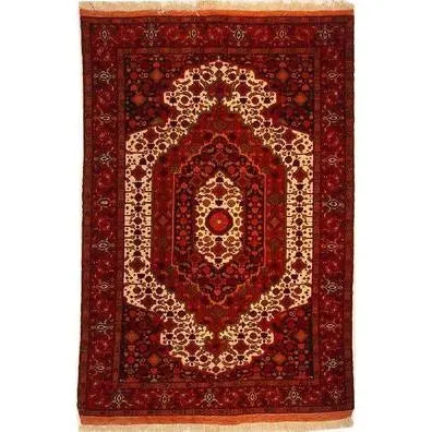 One Of The Kind Persian Mashad Rug 6'2" x 4'3"